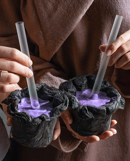 Ube au lait de coco entier dans une pâte feuilletée 