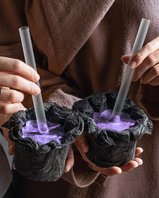 Ube au lait de coco entier dans une pâte feuilletée 