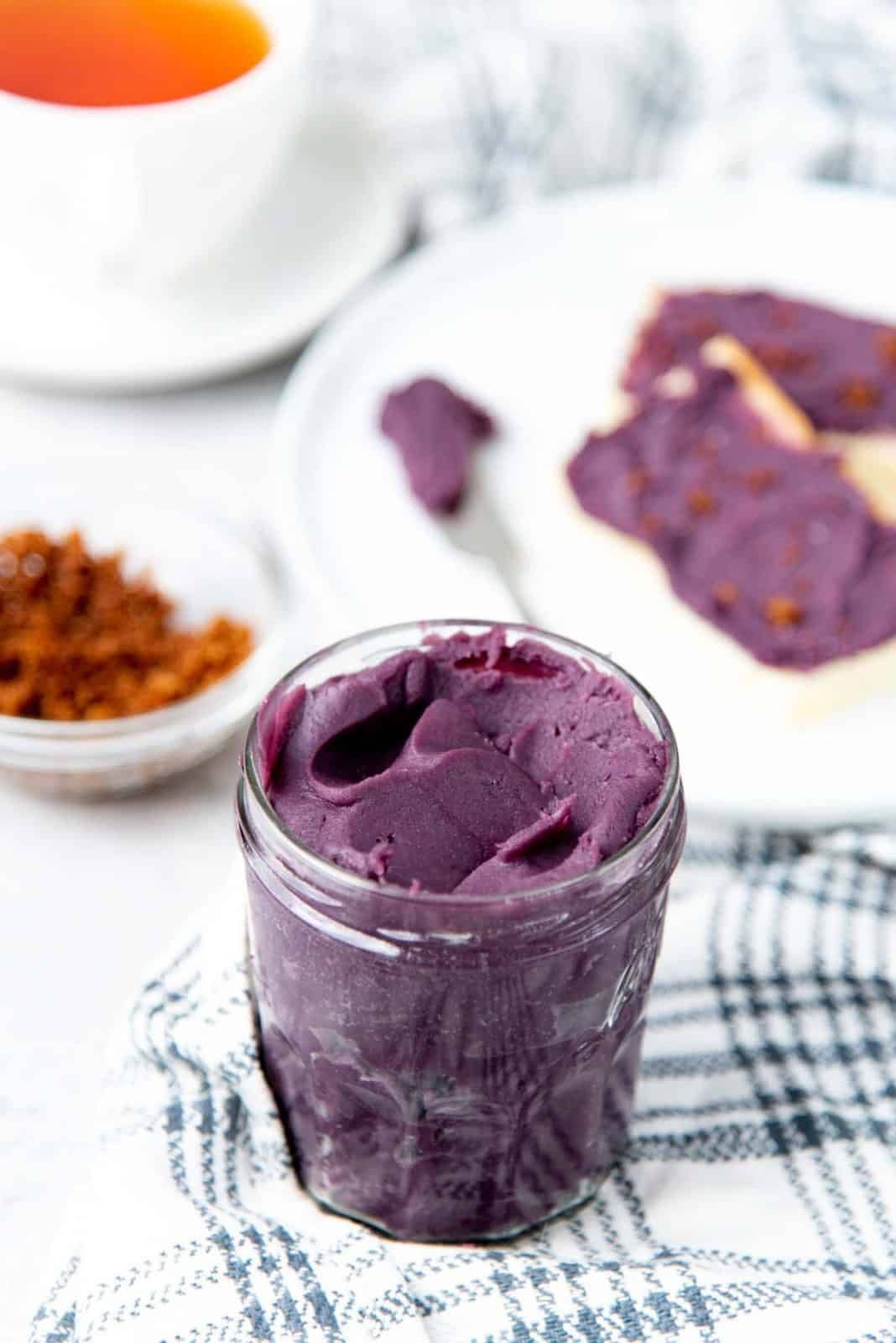 Recette d'ube halaya (confiture d'ube) à base d'ube en poudre